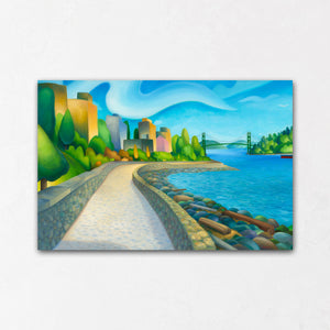 Ambleside Seawall Paintings Vancouver