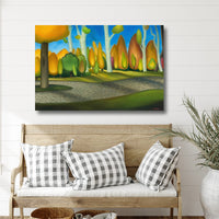 Autumn Birch Tree Art