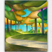 colorful autumn art prints for wall