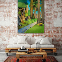 Deception Pass Whimsical Tree Paintings