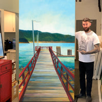 Salt Spring Island Dock Painting