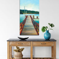 Salt Spring Island Fernwood Dock Painting