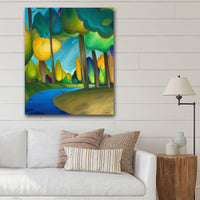 Colorful Canvas Prints with Trees