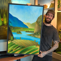 Okanagan Vineyard paintings