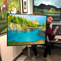 Miles Canyon Canvas Prints