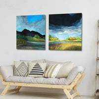 Scandinavian style wall art prints