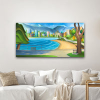 Kits Beach Painting Vancouver