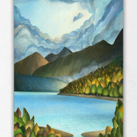 Vancouver Artist Lake Paintings