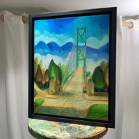 Oil Paintings of Lions Gate Bridge