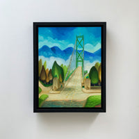 Lions Gate Bridge Painting