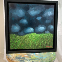 Simplistic Landscape Paintings with Clouds