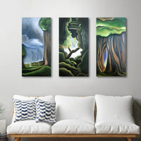 Vancouver Triptych paintings