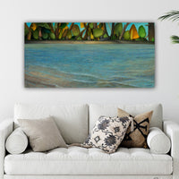 Pacific Northwest Island Cove Painting