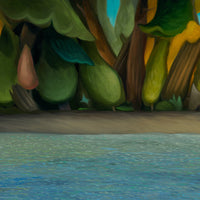 Surrealism trees painting