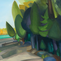 Lofi Forest Painting