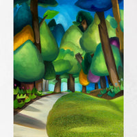 Colorful Tree Spring Paintings