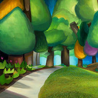 colorful spring paintings