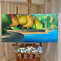 Stanley Park Seawall Art, Paintings, Prints