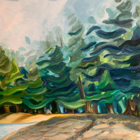 Storm Trees Northwest Landscape Artwork