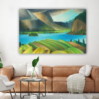 Vaseux Lake Vineyards Paintings