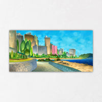 West Vancouver Seawall Canvas Prints