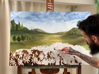 Sunflower Prairie Paintings