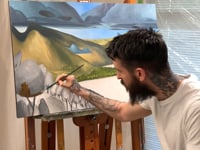 River painting videos