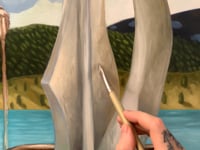 Video of Kelowna Sails Painting by Local Artist