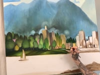 English Bay Vancouver Landscape Paintings video
