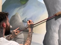 Sea to Sky highway painting video
