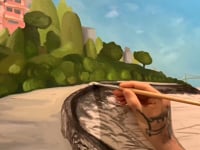 Pink Palace Vancouver painting video