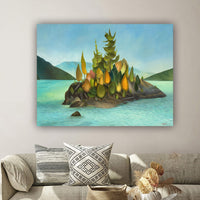 Colourful Island Paintings BC Canada