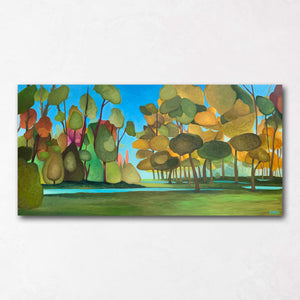 Colourful Autumn Tree Paintings Vancouver