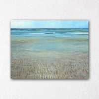 Low tide Vancouver beach painting
