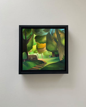 West Coast Forest Painting with Path