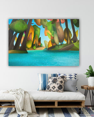 Autumn Colorful Tree Paintings