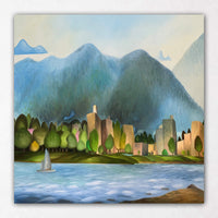 English Bay Vancouver Landscape Paintings