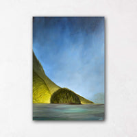 West Coast Ocean Island Paintings Glowing