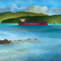 Freighters at Spanish Banks (Original)
