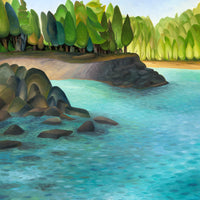 Turquois Water West Coast Paintings
