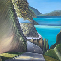 Whistler Highway Paintings Canadian Artist Winding Roads