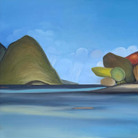 Horseshoe Bay Paintings by Local Artist with Blue Ocean