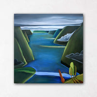 Howe Sound Painting by Local Vancouver Artist