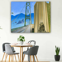 Painting of Lions Gate Bridge