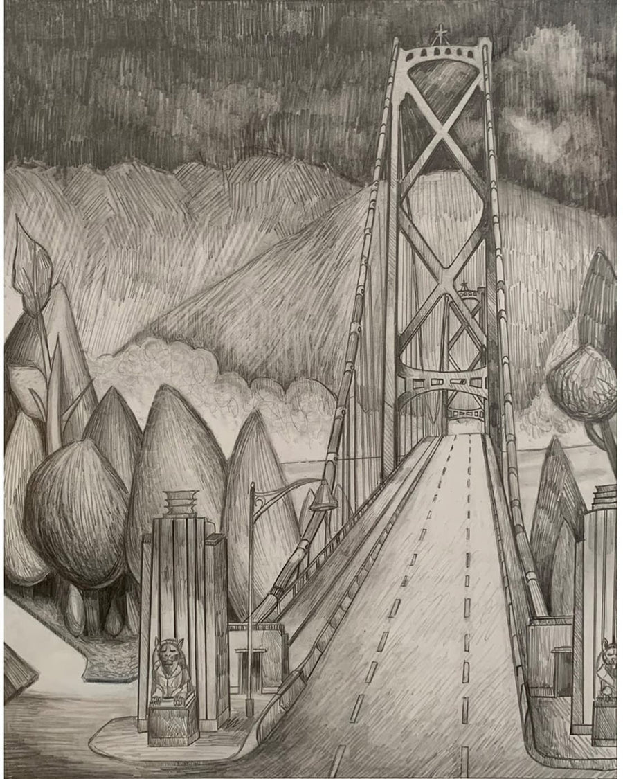 Lions Gate Bridge Artwork