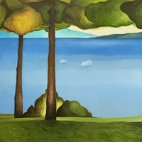 Locarno Beach Painting Vancouver