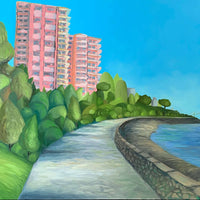 West Vancouver Seawall Paintings Pink Palace