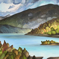 Port Moody Inlet Canvas Painting