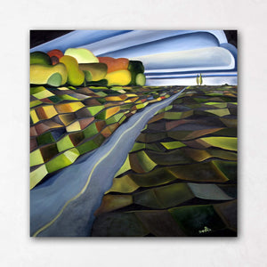 Prairie Storm Road Paintings