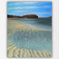 Rippled Sand Beach Painting